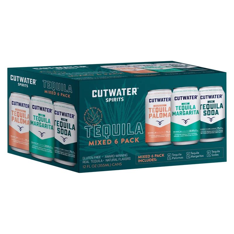 Cutwater Tequila Variety Pack 6pk 12oz Cans