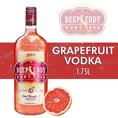 Deep Eddy Texas Ruby Red Grapefruit Flavored Vodka 70Proof 1.75 Ltr