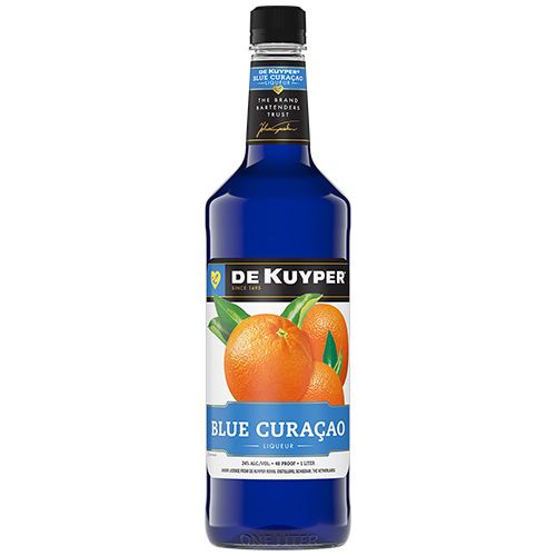Dekuyper Blue Curacao 48Proof Pet 1 Ltr