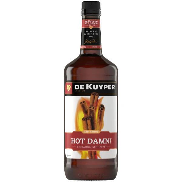 DeKuyper Hot Damn! Cinnamon Schnapps Liqueur 100Proof 1 Ltr