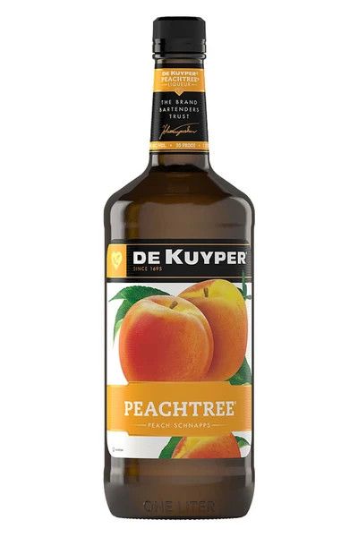 Dekuyper Peach Schnapps Peachtree 30Proof 1 Ltr