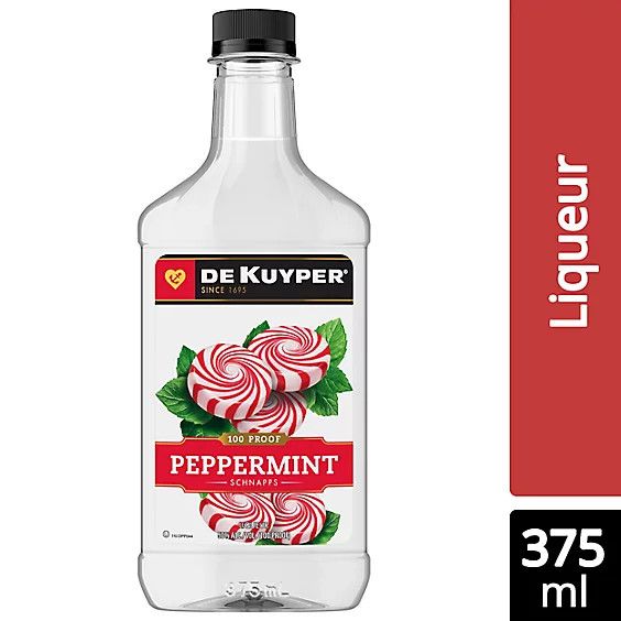 Dekuyper Peppermint Schnapps 60Proof Pet 375ml