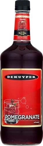 Dekuyper Pomegranate Schnapps Pomegranate Pleasure 30Proof 1 Ltr