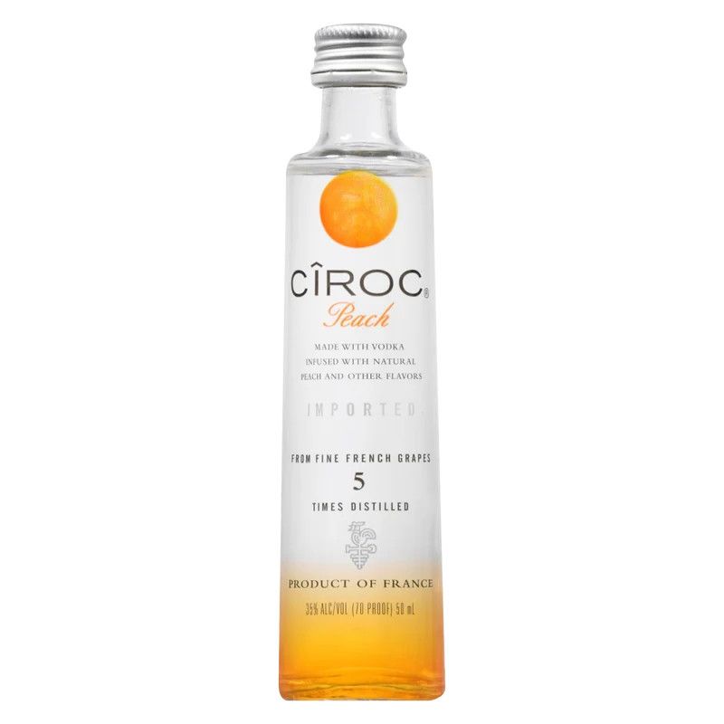 Ciroc Peach Flavored Vodka 70Proof 50ml
