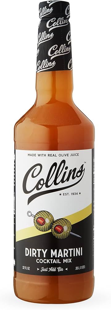 Collins Dirty Martini Cocktail Mix 32oz