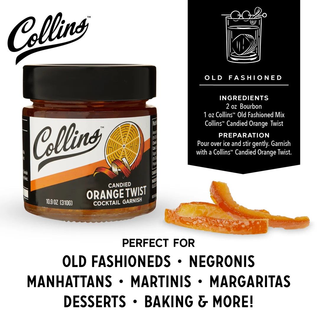 Collins Orange Twist Syrup 10.9oz