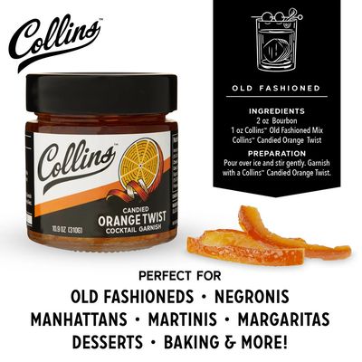 Collins Orange Twist Syrup 10.9oz