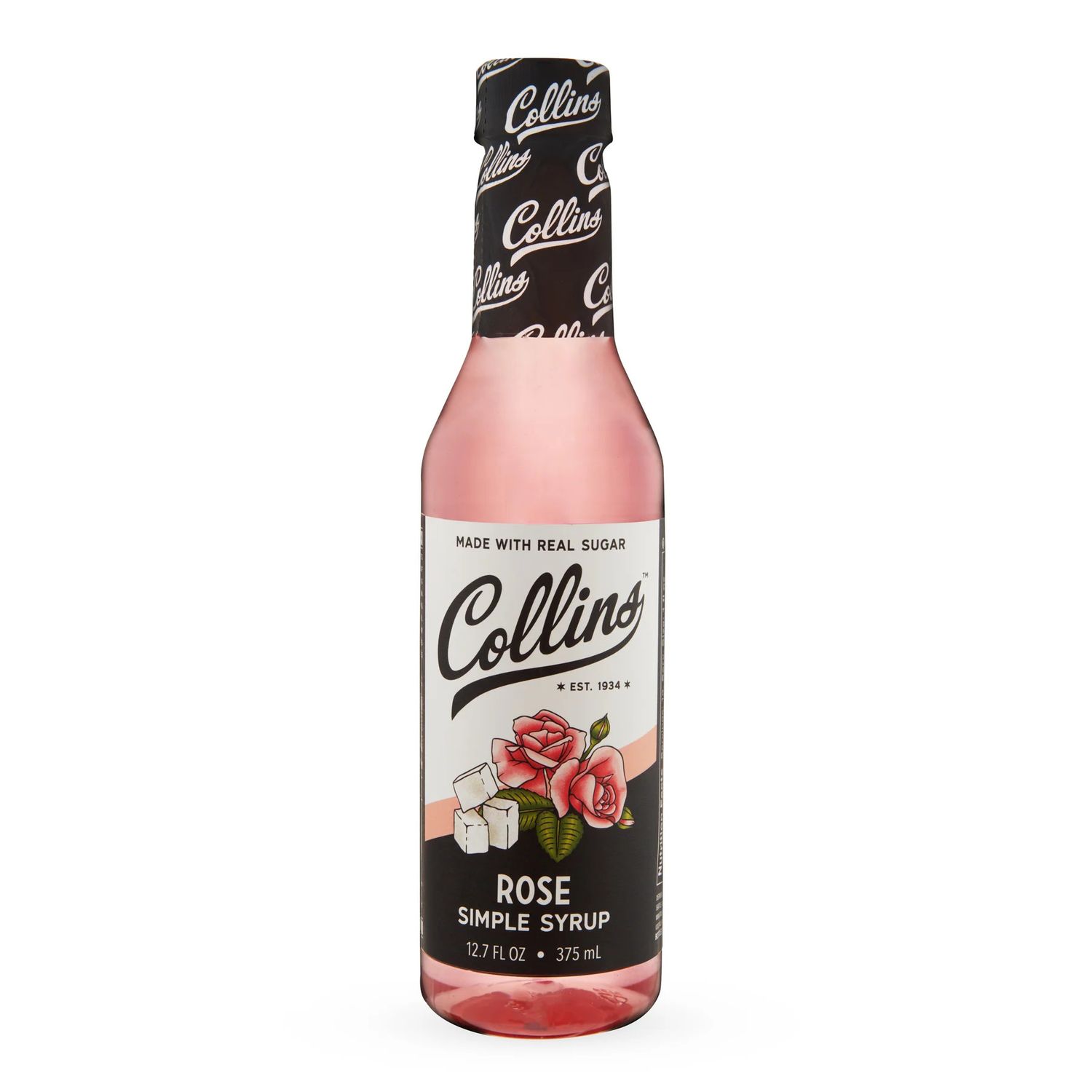 Collins Rose Simple Syrup 12.7oz