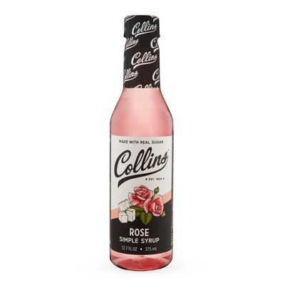 Collins Rose Simple Syrup 12.7oz