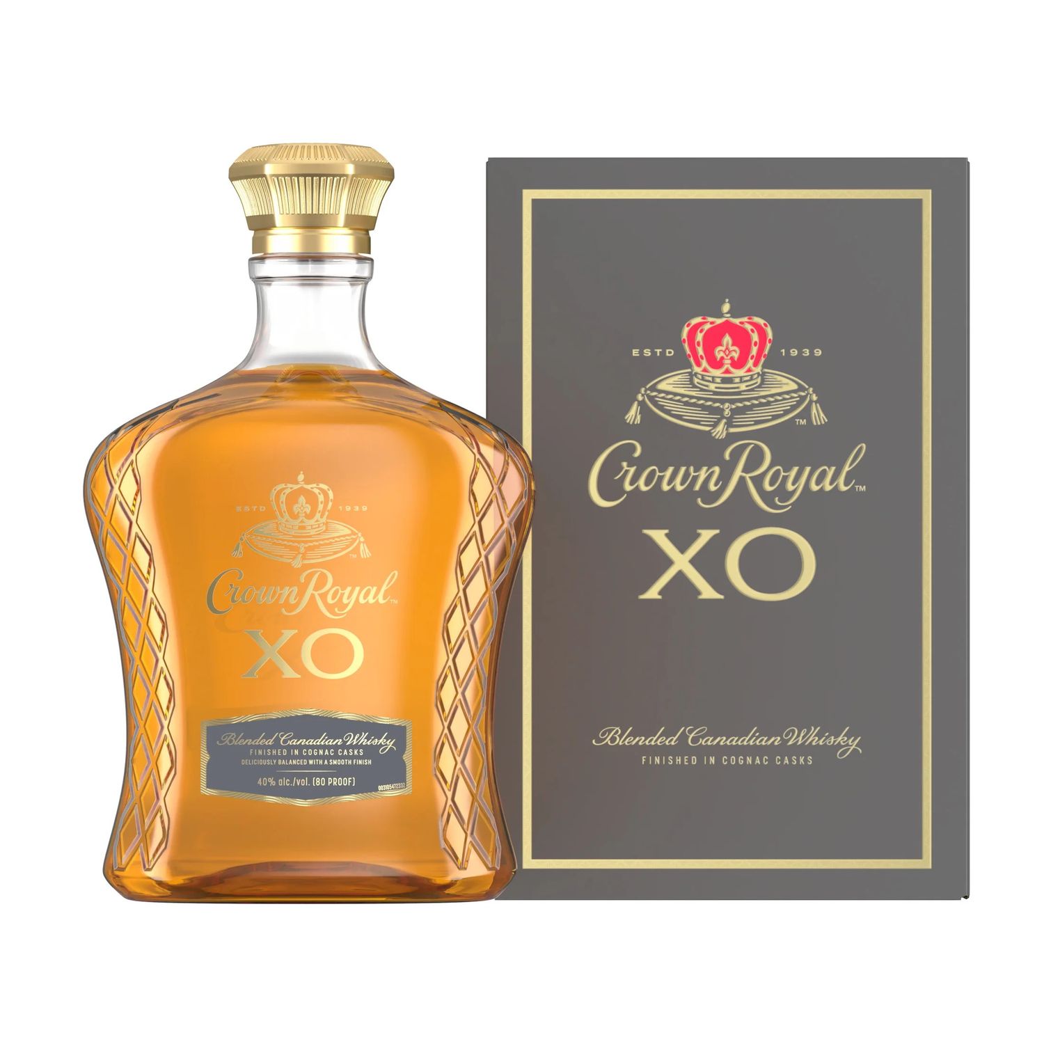 Crown Royal Canadian Whisky Xo 80Proof W/ Bag &amp; Box 750ml