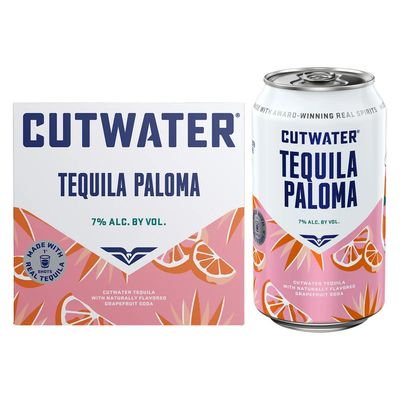 Cutwater Cocktail Tequila Paloma 14Proof 4pk 12oz Cans