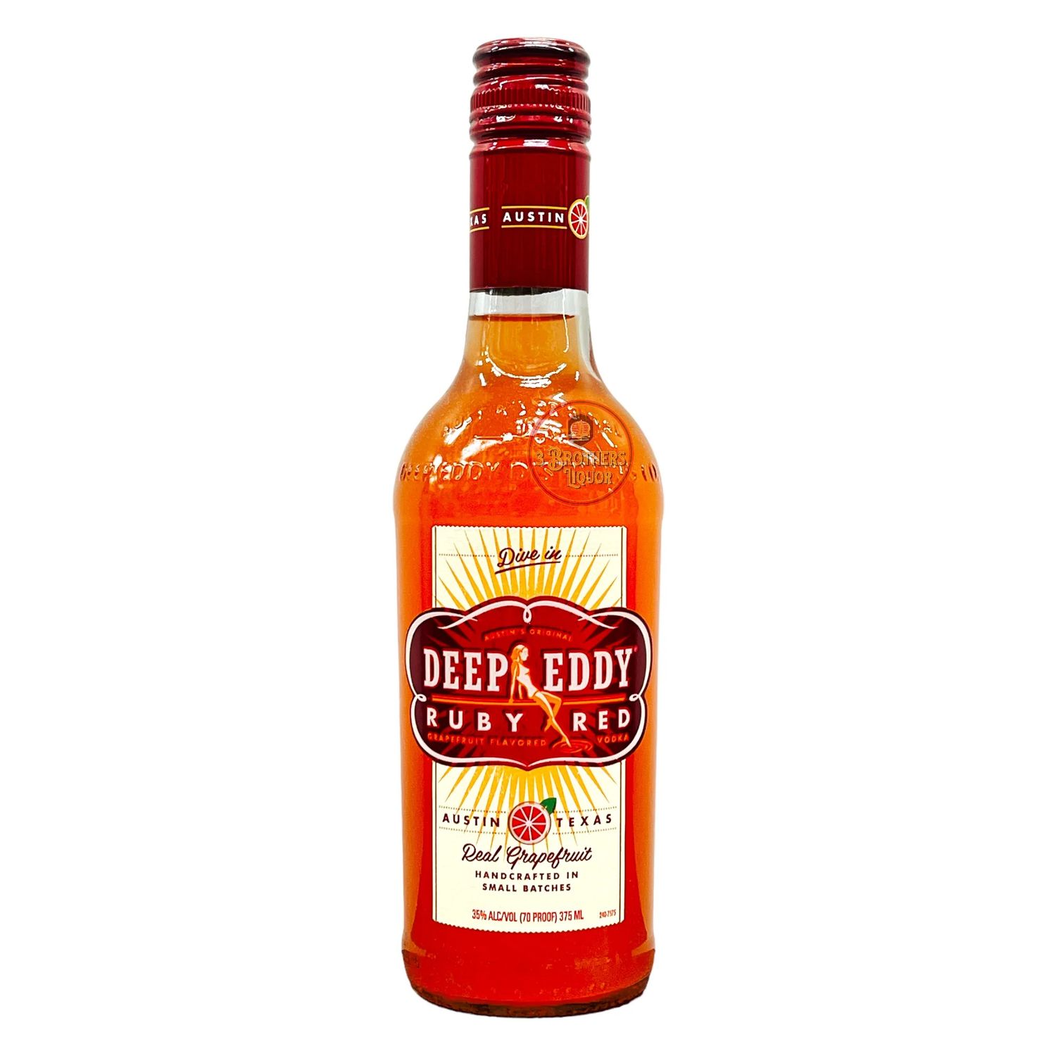 Deep Eddy Texas Ruby Red Grapefruit Vodka 70Proof 375ml