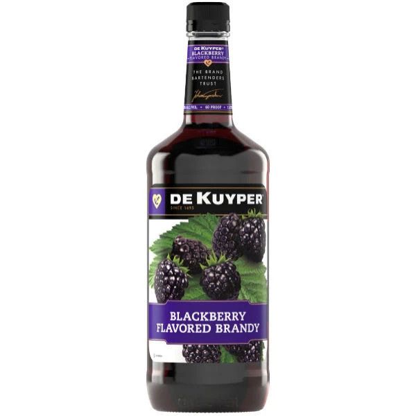 Dekuyper Blackberry Flavored Brandy 60Proof 1 Ltr