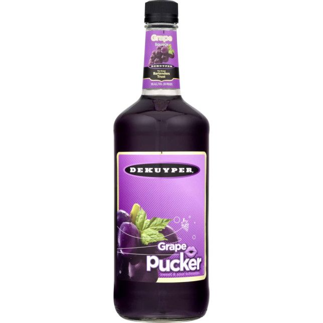 Dekuyper Grape Pucker 30Proof Pet 1 Ltr