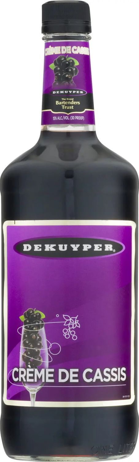 Dekuyper Creme De Cassis 30Proof 1 Ltr