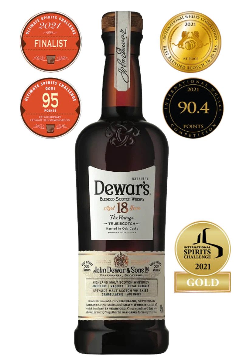 Dewars 18Year Double Aged 80Proof 750ml