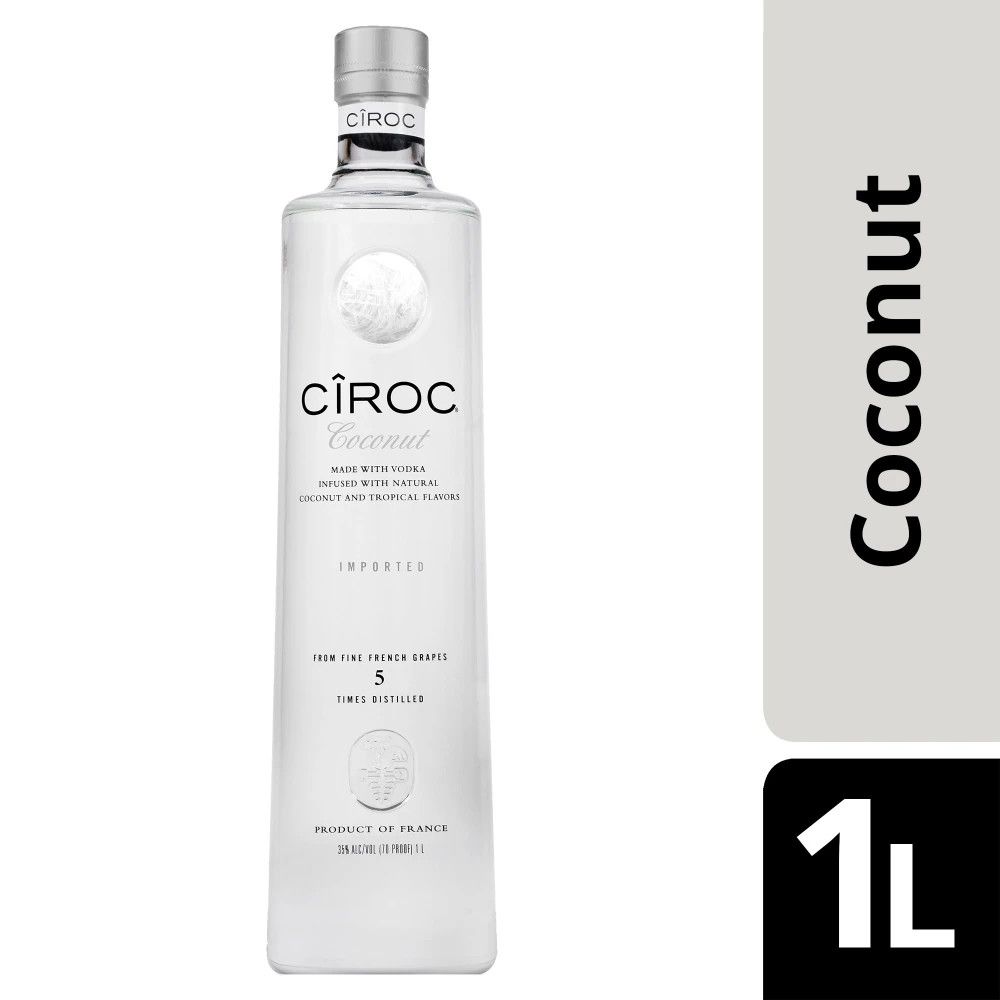 Ciroc Coconut Flavored Vodka 70Proof 1 Ltr