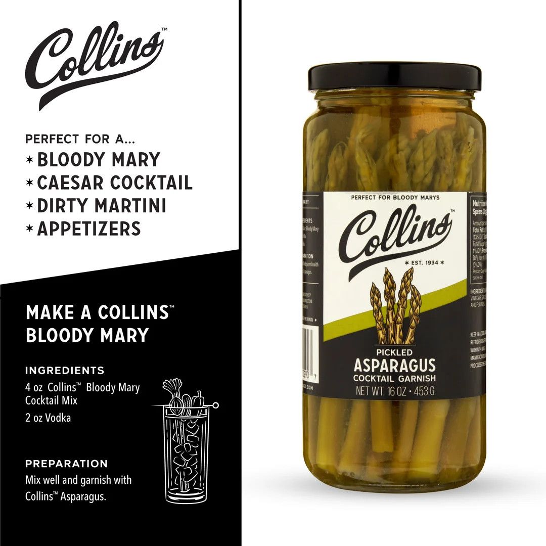 Collins Gourmet Pickled Asparagus 16oz