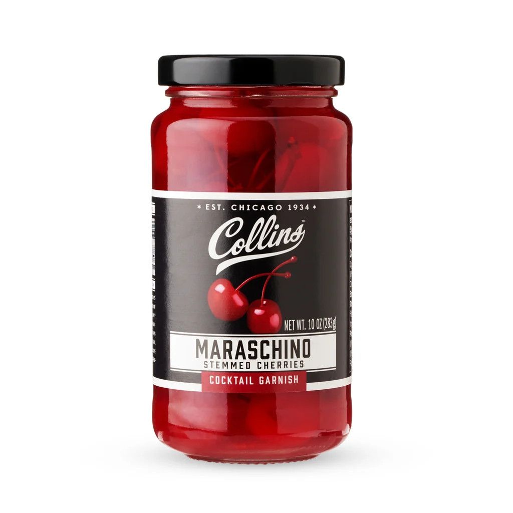 Collins Maraschino Cherries Cocktail Garnish 10oz
