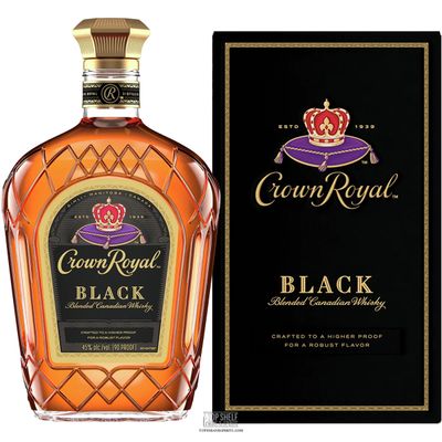 Crown Royal Canadian Whisky Black 90Proof 1 Ltr