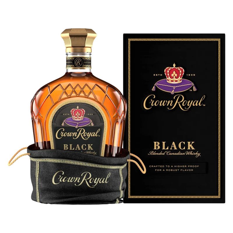 Crown Royal Canadian Whisky Black 90Proof 750ml