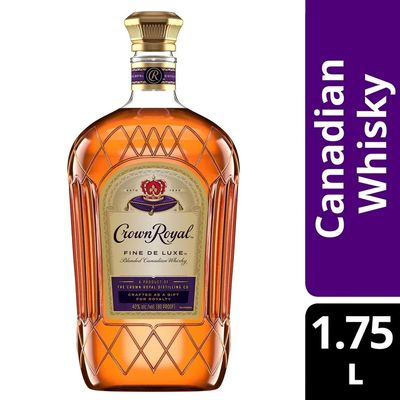 Crown Royal Canadian Whisky Fine Deluxe 80Proof 1.75 Ltr