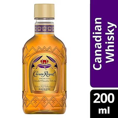 Crown Royal Canadian Whisky Fine Deluxe 80Proof Pet 200ml