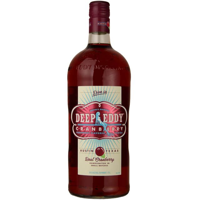 Deep Eddy Texas Cranberry Flavored Vodka 70Proof 1.75 Ltr