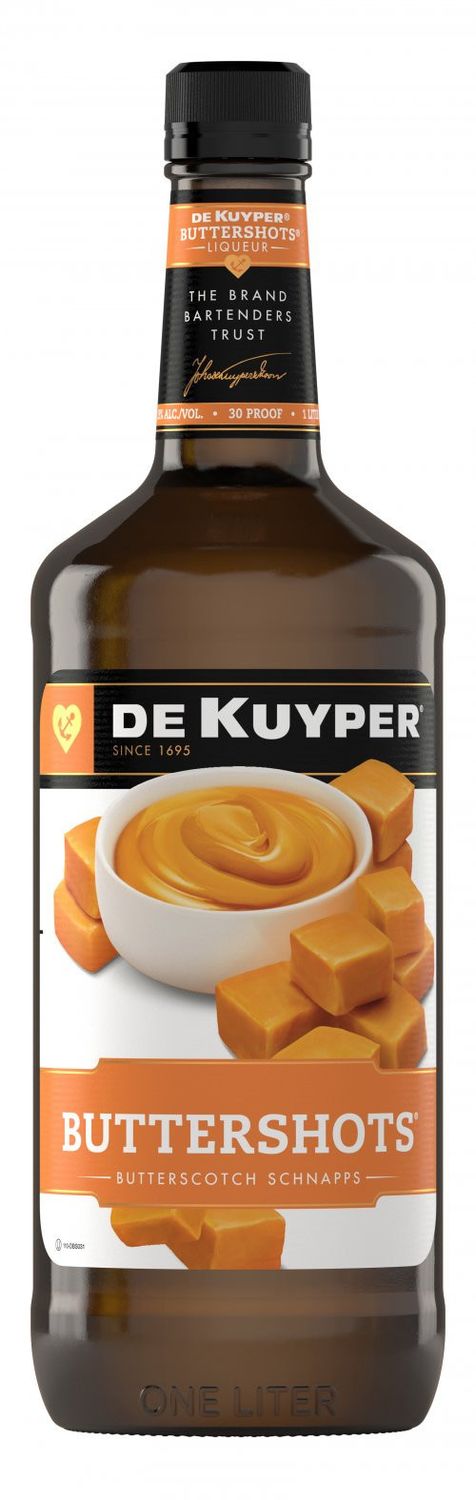 DeKuyper Buttershots Schnapps Liqueur 30Proof 1 Ltr