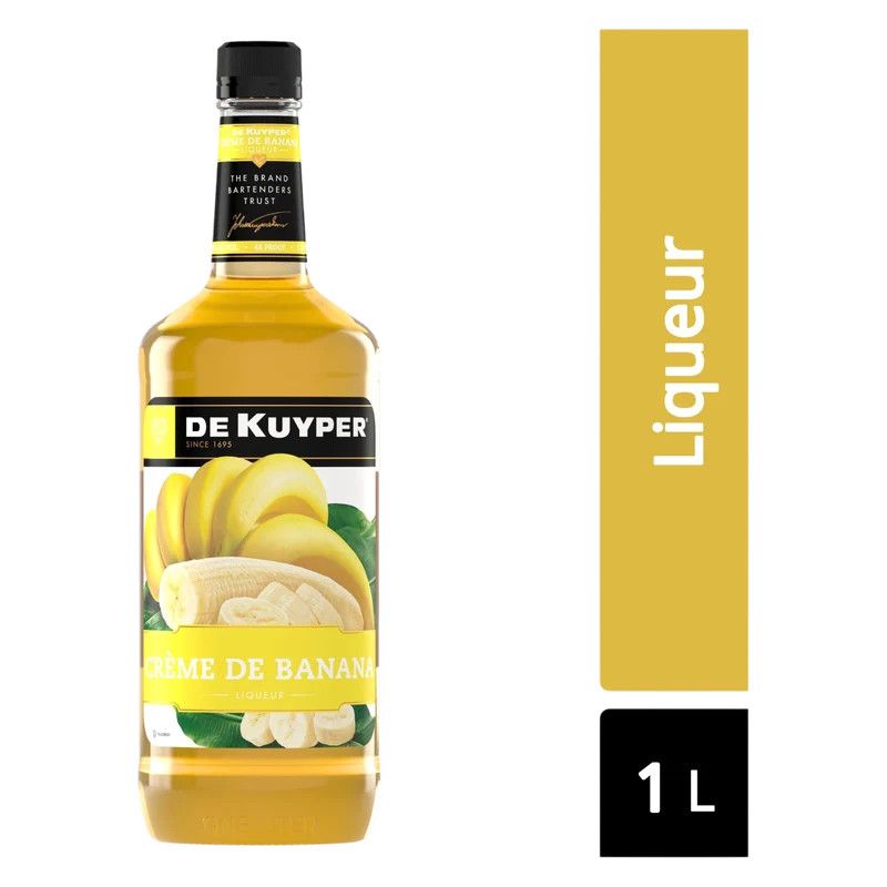 DeKuyper Creme De Banana Liqueur 1 Ltr