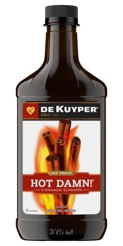 DeKuyper Hot Damn! Cinnamon Schnapps Liqueur 100Proof Pet 375ml