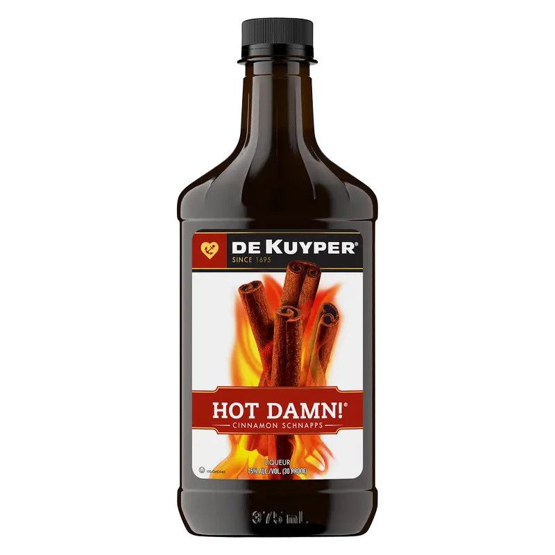 DeKuyper Hot Damn! Cinnamon Schnapps Liqueur 30Proof Pet 375ml