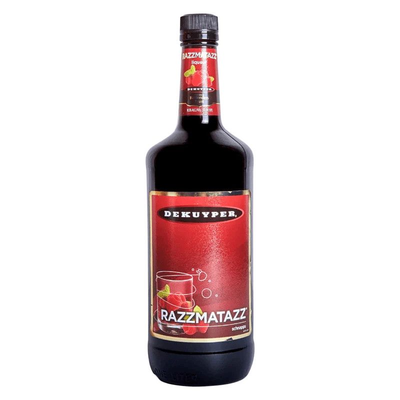 Dekuyper Raspberry Schnapps Razzmatazz 33Proof 1 Ltr