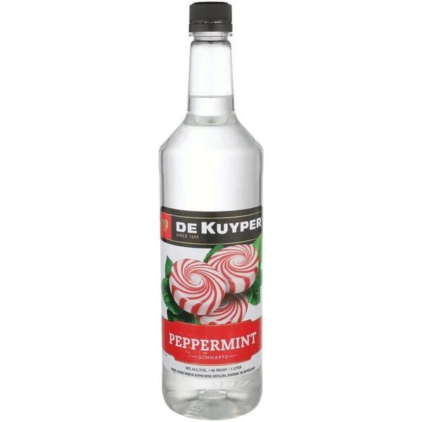 Dekuyper Peppermint Schnapps 60Proof Pet 1 Ltr