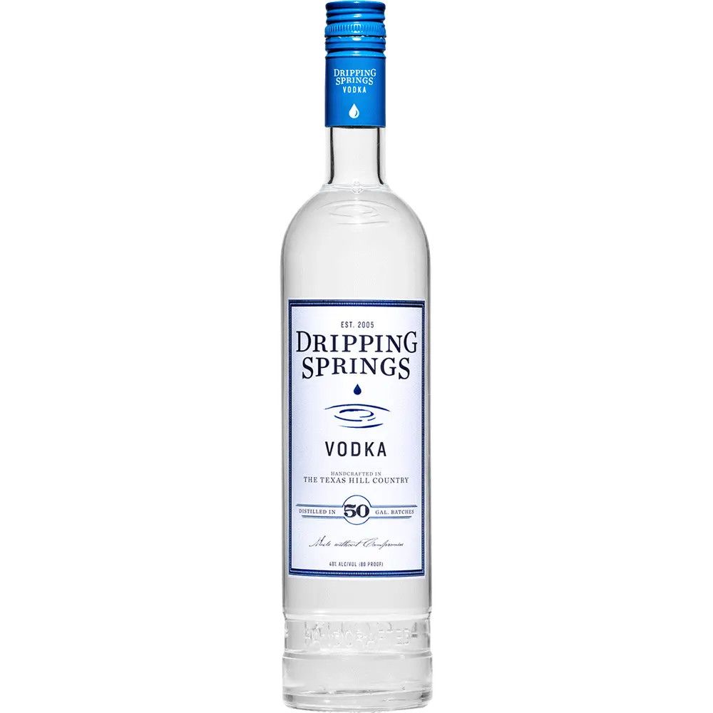 Dripping Springs Texas Vodka 80Proof 1 Ltr