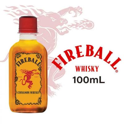 Fireball Cinnamon Whisky 66Proof Pet 100ml