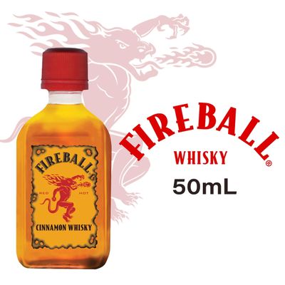 Fireball Cinnamon Whisky 66Proof Pet 50ml