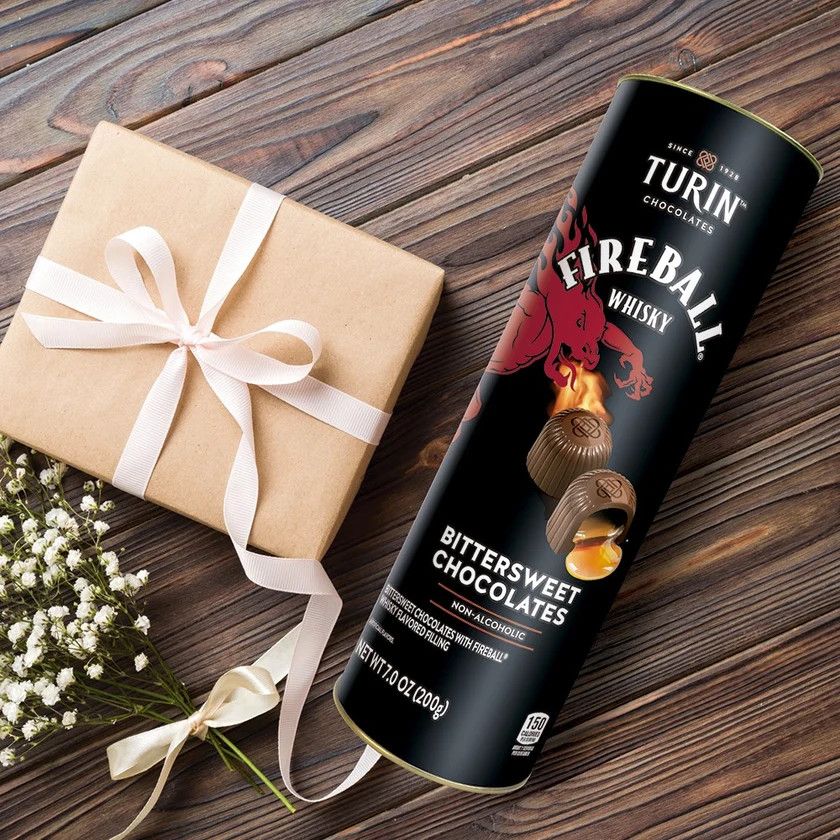 Fireball Liqueur Chocolate Tube, 7 oz
