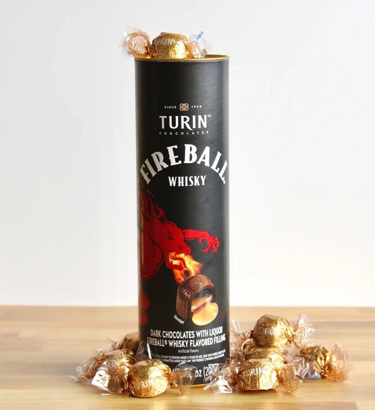 Fireball Liqueur Chocolate Tube, 7 oz