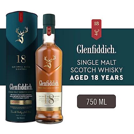 Glenfiddich 18Year Scotch Single Malt Small Batch 86Proof 750ml