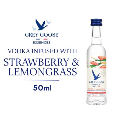 Grey Goose Essences Strawberry &amp; Lemongrass  60Proof 50ml