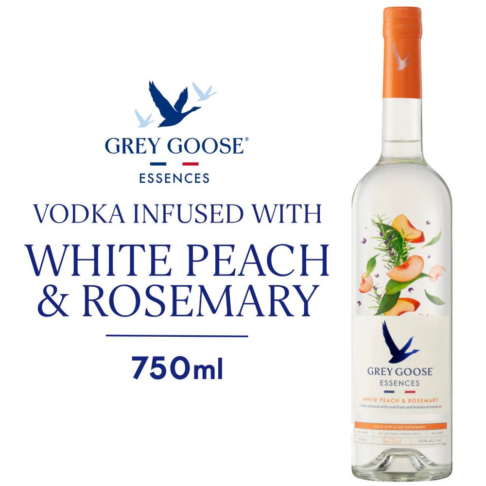 Grey Goose Essences WhitePeach &amp; Rosemary 60Proof 750ml