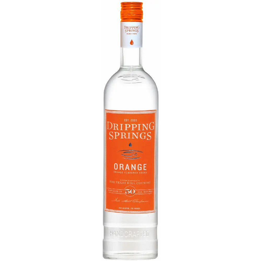 Dripping Springs Texas Orange Vodka 750ml