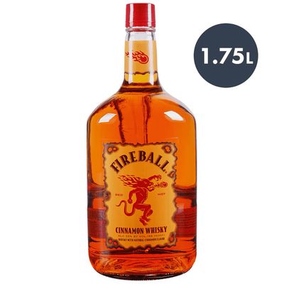 Fireball Cinnamon Whisky 66Proof 1.75 Ltr