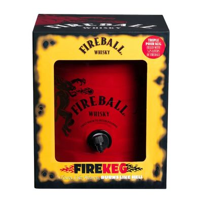 Fireball Cinnamon Whisky 66Proof Keg 5.25 Ltr