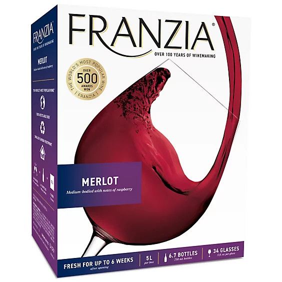 Franzia Merlot Box Wine 5 Ltr