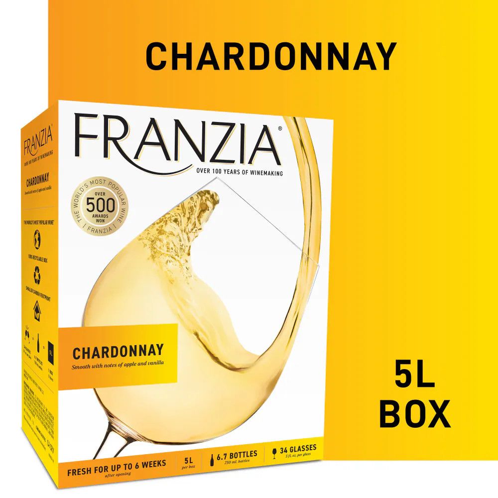 Franzia Chardonnay Box Wine 5 Ltr