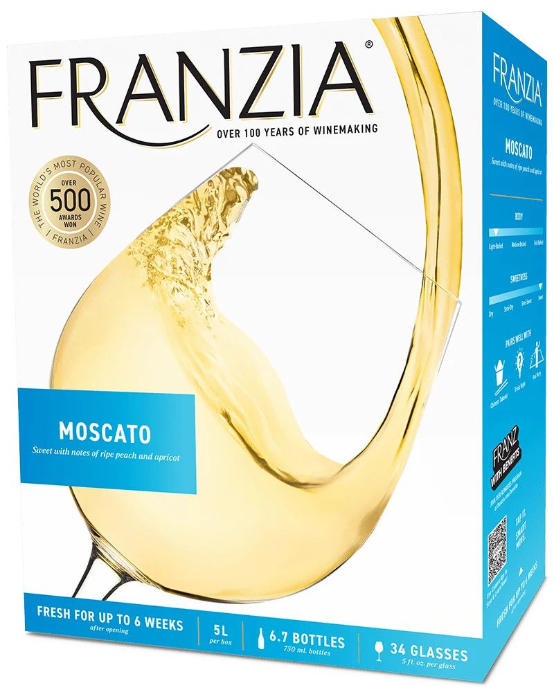 Franzia Moscato Box Wine 5 Ltr