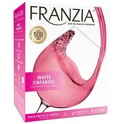 Franzia White Zinfandel Box Wine 5 Ltr