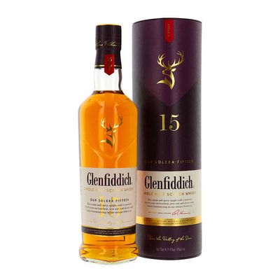 Glenfiddich 15Year Old Solera Single Malt Scotch Whisky 750ml